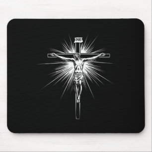 Tapis De Souris Croix chrétienne Jésus-Christ Hommes Femmes Chréti