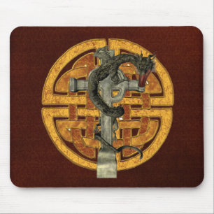 Tapis De Souris Croix de dragon