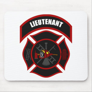 Tapis De Souris Croix maltaise - lieutenant (casque rouge)
