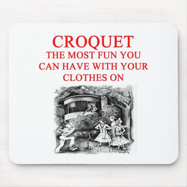 TAPIS DE SOURIS CROQUET (Devant)