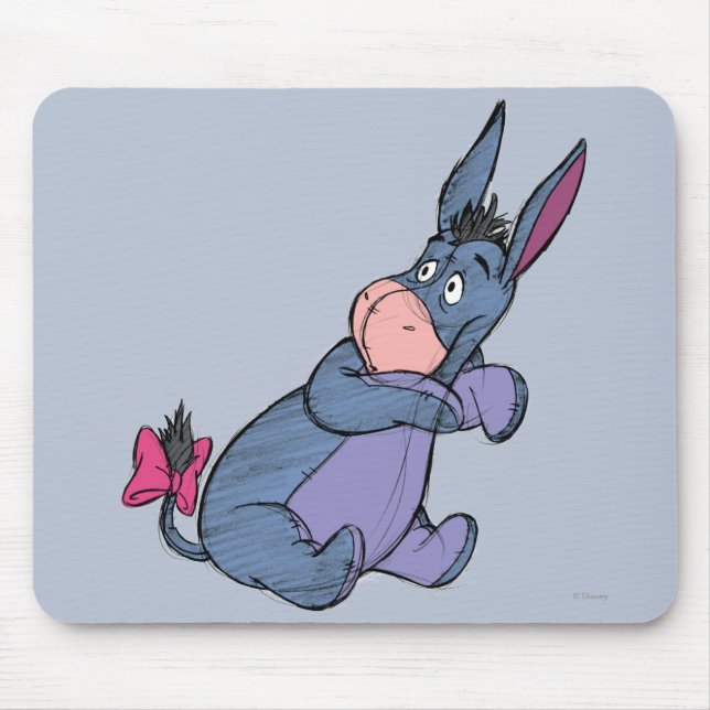 Tapis De Souris Croquis Eeyore 2 (Devant)