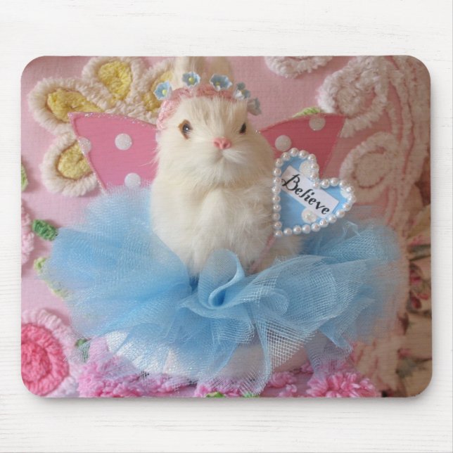 Tapis De Souris Croyez le mousepad de lapin (Devant)