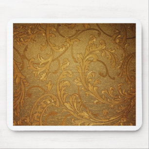 Tapis De Souris Cru, d'or élégant et rustique, victorian, velour