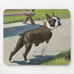 Tapis De Souris Cru Mousepad de Boston Terrier