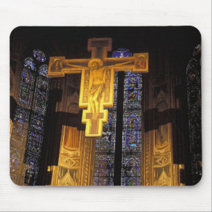 Tapis De Souris Crucifix au-dessus du maître-autel de la Santa