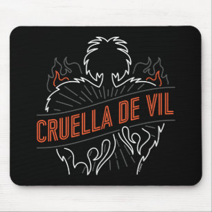 Tapis De Souris Cruella De Vil Neon