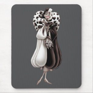 Tapis De Souris Cruella de Vil  Sourire "sucré"