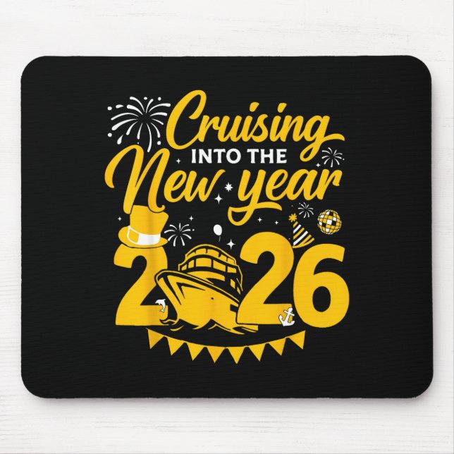Tapis De Souris Cruising Into 2026 New Years Eve Matching Family C (Devant)