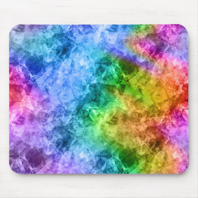 Tapis De Souris Crumpled Peacock Blue (Devant)