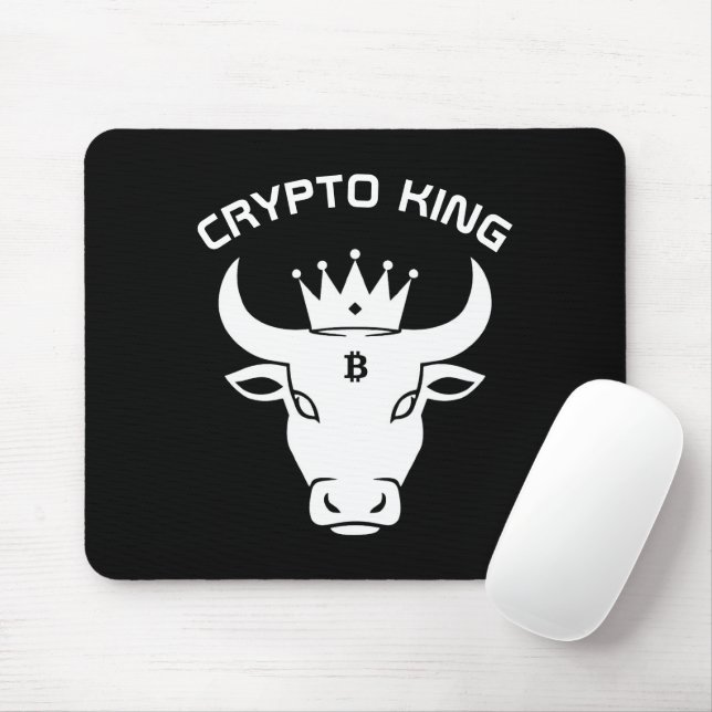Tapis De Souris Crypto King (Avec souris)