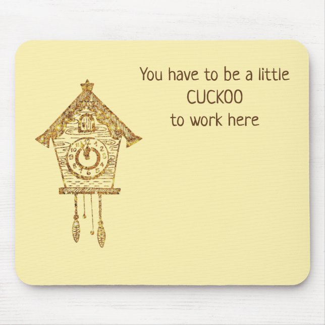Tapis De Souris Cuckoo Coo Coo Clock (Devant)