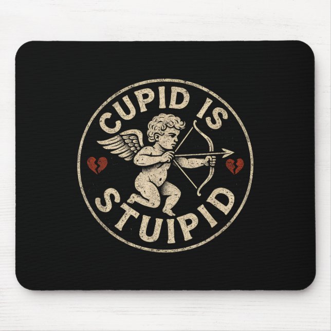 Tapis De Souris Cud Is Stud Hate Valentines Anti Valentine Stud Cu (Devant)