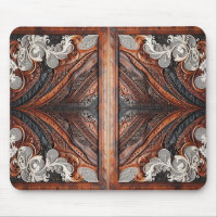 Cuir multicolore et dentelle élégante rustique