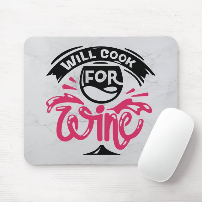 Tapis De Souris Cuire au vin (Avec souris)