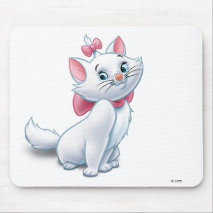 Tapis De Souris Cuisinière Aristocate blanc et rose Disney