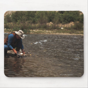 Tapis De Souris Cuisson d'homme pour l'or sur la rivière South