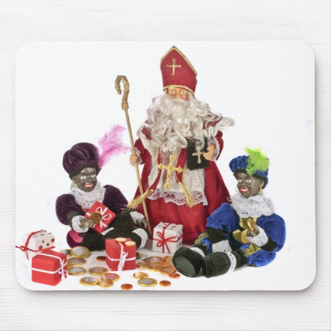 Tapis De Souris Culture néerlandaise traditionnelle : Le père noël (Devant)
