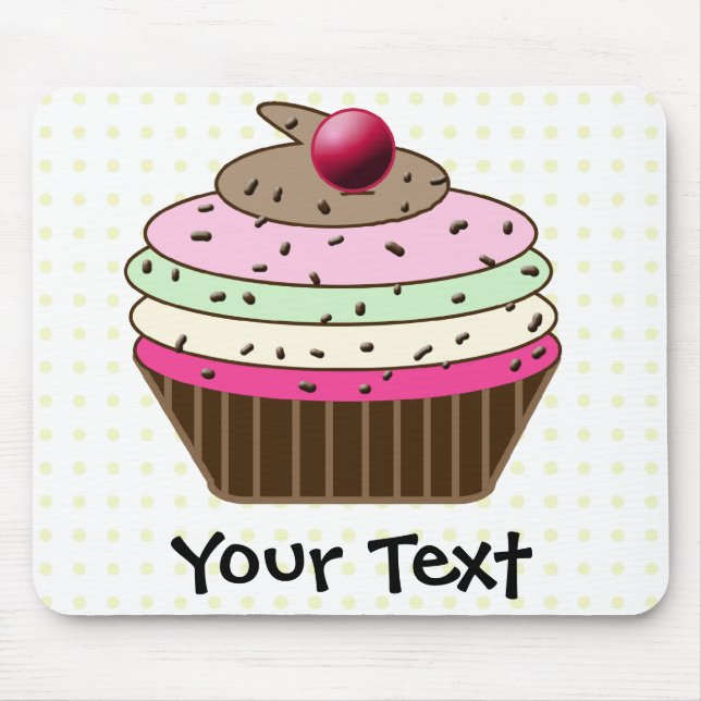 Tapis De Souris Cupcake sucré (Devant)