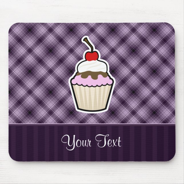 Tapis De Souris Cupcake violet (Devant)