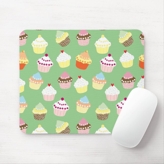 Tapis De Souris Cupcakes Delicious Decorated Birthday (Avec souris)