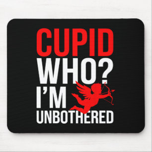 Tapis De Souris Cupidon dont je me fiche Anti Saint Valentin 1