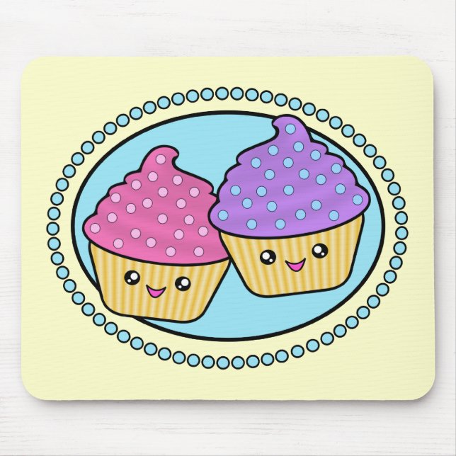 Tapis De Souris Cuppy durcit des amis Kawaii Mousepad (Devant)