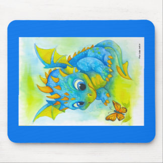 Tapis De Souris Curious Baby Dragon Mouse Pad