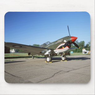 Tapis De Souris Curtiss P-40 Warhawk, au Minnesota CAF Air Show