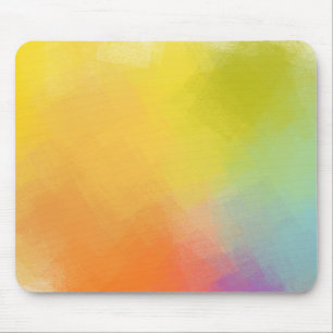 Tapis De Souris Custom Abstract Art Yellow