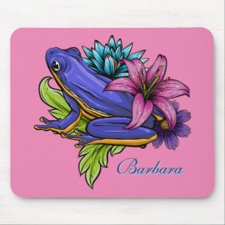 Tapis De Souris Custom Blue Frog
