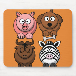 Tapis De Souris Customiser les mignons animaux pour enfants