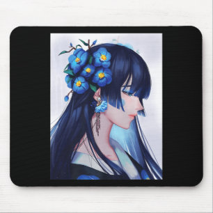 Tapis De Souris Cute Anime Girls Japonais Costume esthétique Cadea
