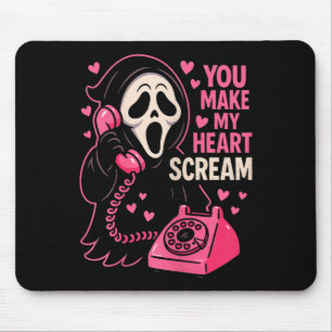 Tapis De Souris Cute Creepy Horror Fais Crier Mon Cœur Pour La Sai