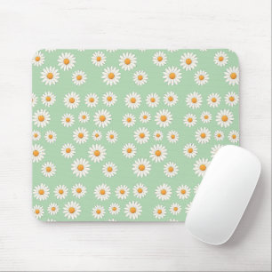 Tapis De Souris Cute Daisy Floral - Accessoire de bureau esthétiqu