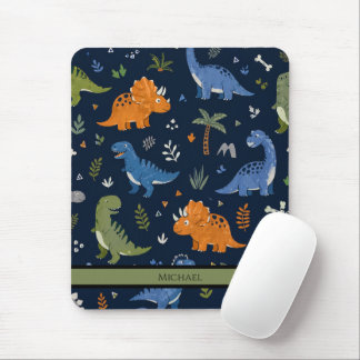 Tapis De Souris Cute Dinosaur Pattern Colorful 