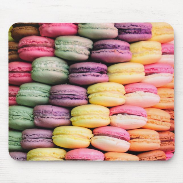 Tapis De Souris Cute French Macaron Cookies (Devant)