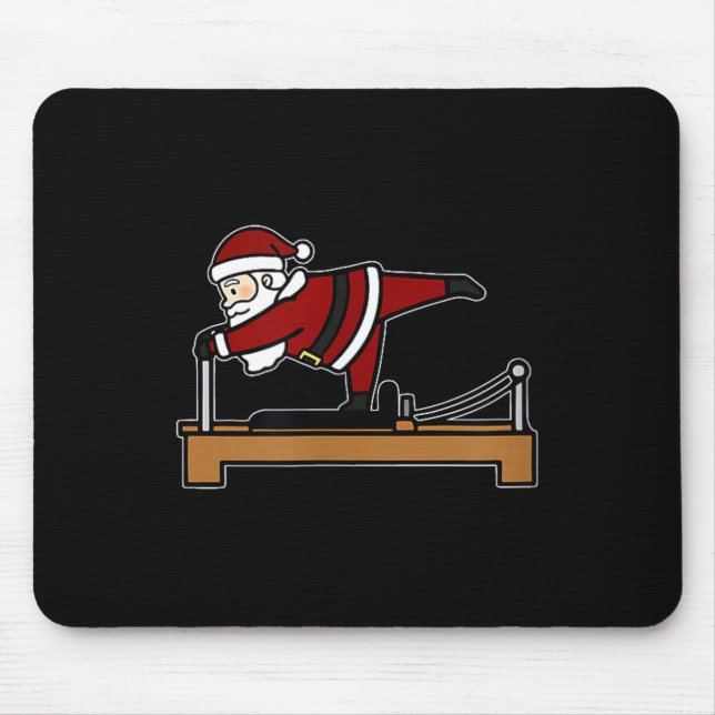 Tapis De Souris Cute Funny Mery Christmas Lates Santa Claus Perfom (Devant)