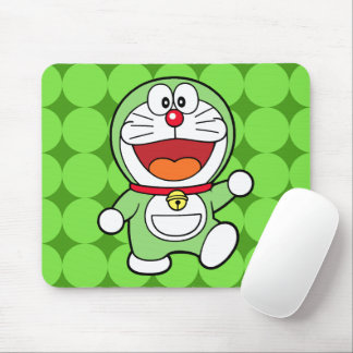 Tapis De Souris Cute Green Mini Doraemon Anime