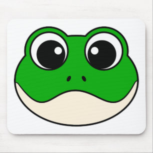 Tapis De Souris Cute grenouille souriante