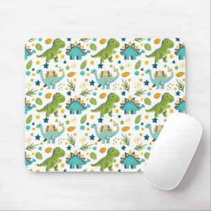 Tapis De Souris Cute Jurassic Dinosaur Motif