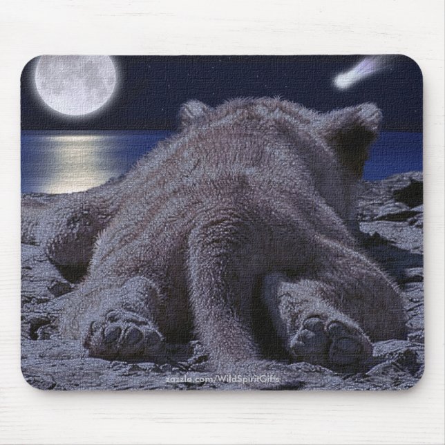 Tapis De Souris CUTE LION CUB African Imaginaire Art Collection (Devant)
