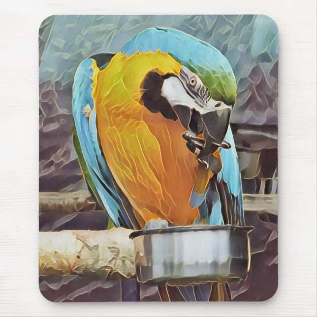 TAPIS DE SOURIS CUTE MACAW (Devant)