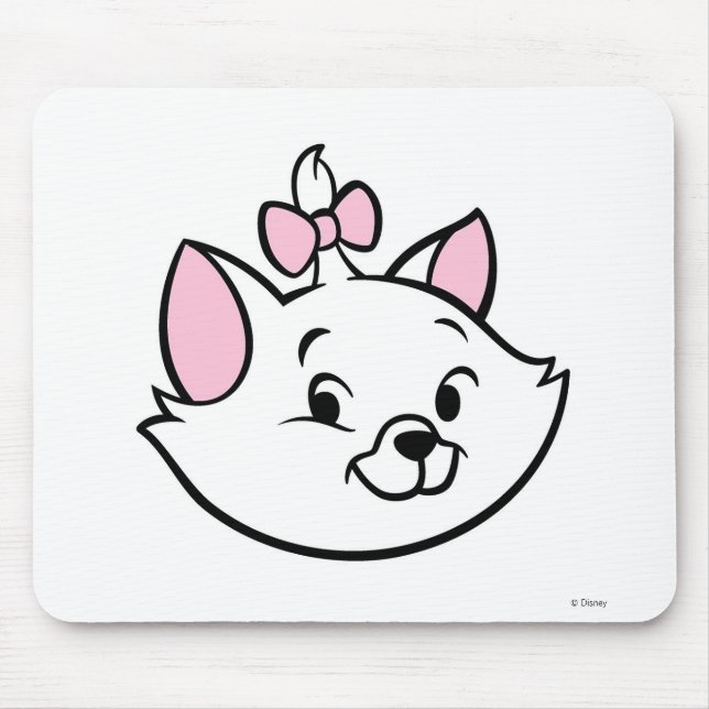 Tapis De Souris Cute Marie Chat Souriant Disney (Devant)