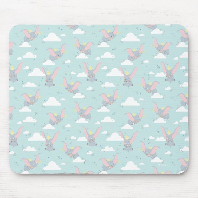 Tapis De Souris Cute Motif tribal bleu Dumbo (Devant)