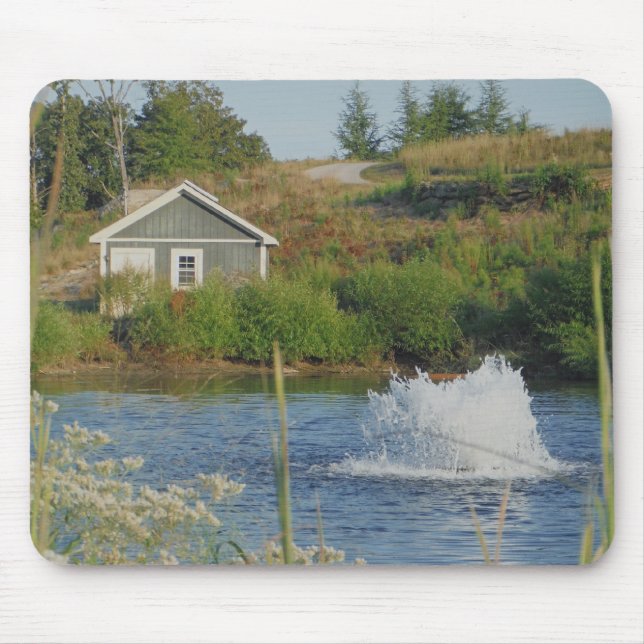 Tapis De Souris Cute Nature Photo Pond Fontaine Souris Pad (Devant)