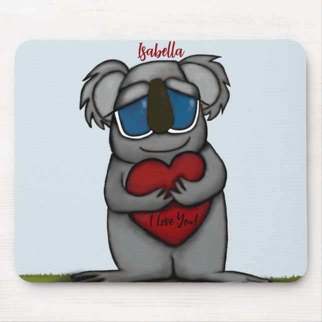Tapis De Souris Cute Ours Koala (Devant)