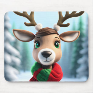 Tapis De Souris Cute Reindeer