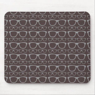 Tapis De Souris Cute Retro Eyeglass Hipster