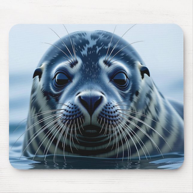Tapis De Souris Cute Seal Close up (Devant)