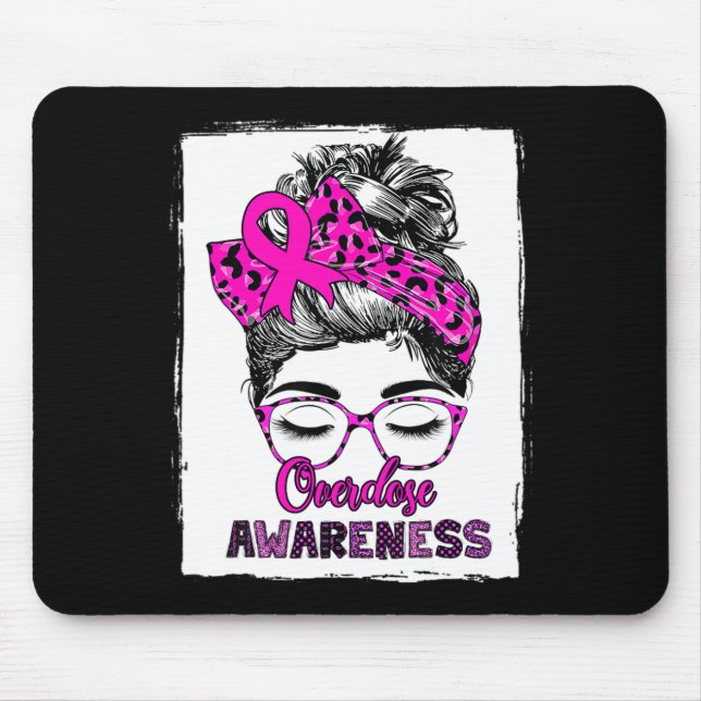 Tapis De Souris Cute Surdose sensibilisation cheveux chaotique pou (Devant)